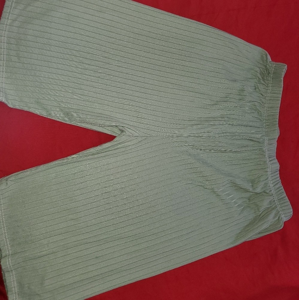 Green Stretchy Biker Shorts